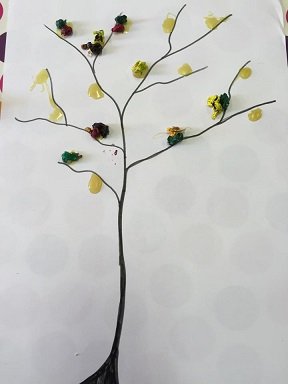 arbre d'Automne avec des pop corn arbre automne avec pop corn 4