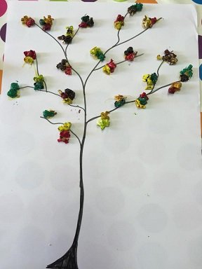 arbre d'Automne avec des pop corn arbre automne avec pop corn 5