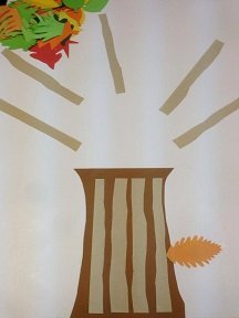 bricolage arbre automne maternelle 4