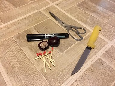 bricolage d'automne avec des marrons. bricolage marrons maternelle automne 6