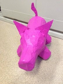 Fabrique ton cochon en papier mâché : tuto complet pour débutant cochon en papier mache 12