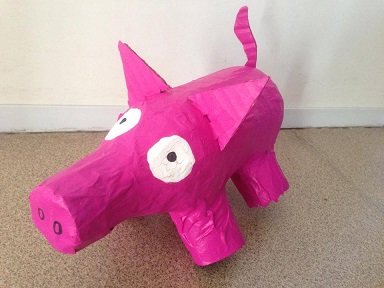 Fabrique ton cochon en papier mâché : tuto complet pour débutant cochon en papier mache 14