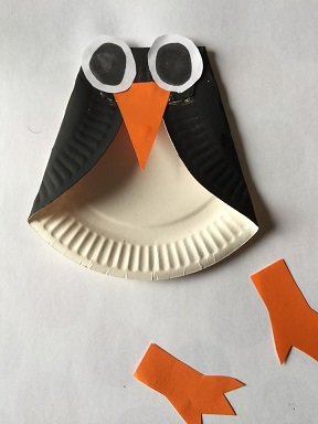 pingouin assiette carton 5