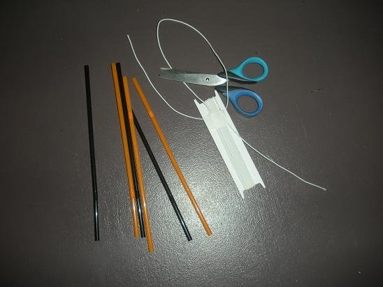 collier avec des pailles 1