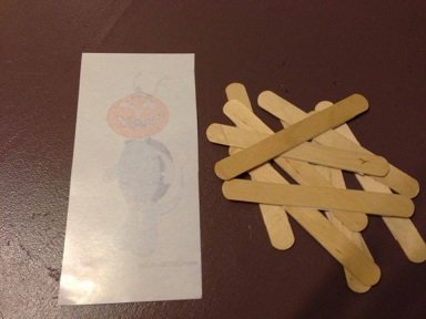 Puzzle avec un monstre citrouille caboucadin puzzle citrouille halloween avec batonnets en bois 2