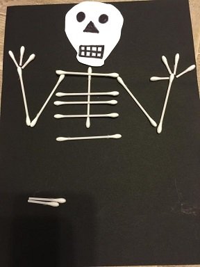 squellette halloween cotons tiges 6