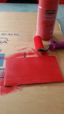 Comment faire une cheminée en carton pour Noël ? cheminee noel en carton 6