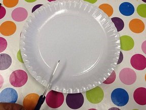 sapin de noel avec assiette carton 2