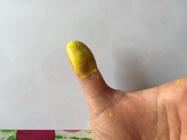 poussins avec empreintes de doigts 1