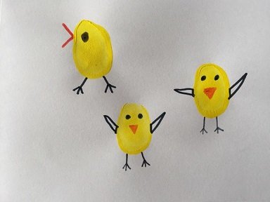 poussins avec empreintes de doigts 6