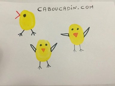poussins avec empreintes de doigts 8