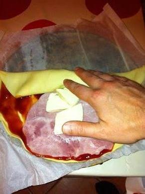 feuillete jambon fromage ketchup 6