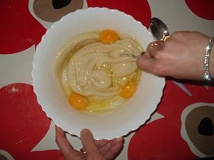 gateau yaourt poires 8