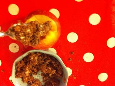 Pomme au four aux cookies au chocolat pomme au four cookies chocolat 8