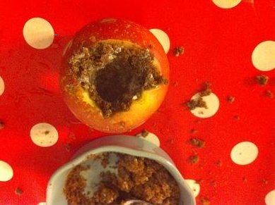 Pomme au four aux cookies au chocolat pomme au four cookies chocolat 9