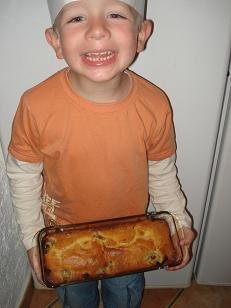 recette cake chocolat banane 12