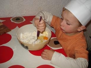 recette cake chocolat banane 5