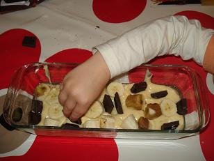 recette cake chocolat banane 9