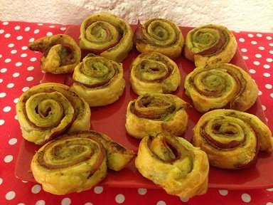 roule feuillete pesto jambon 10