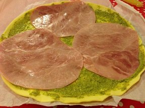 roule feuillete pesto jambon 4