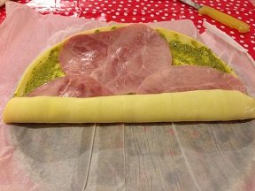 roule feuillete pesto jambon 5