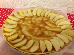 tarte aux pommes guimauve chocolat 3