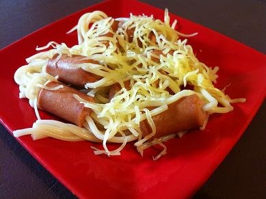 spaghetti saucisses 28
