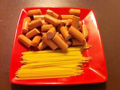 spaghetti saucisses 3