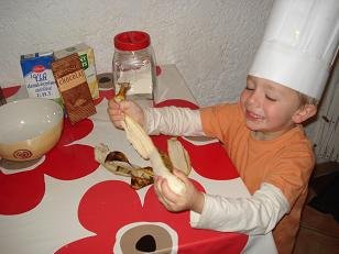 Le cake banane-chocolat en 3 minutes pour débutant Le cake banane-chocolat en 3 minutes pour débutant