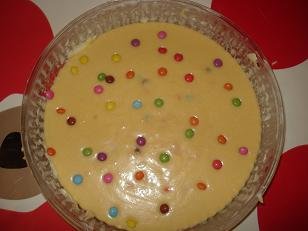 Recette régressive: Gâteau micro-ondes aux Smarties recette gateau smarties micro onde 9