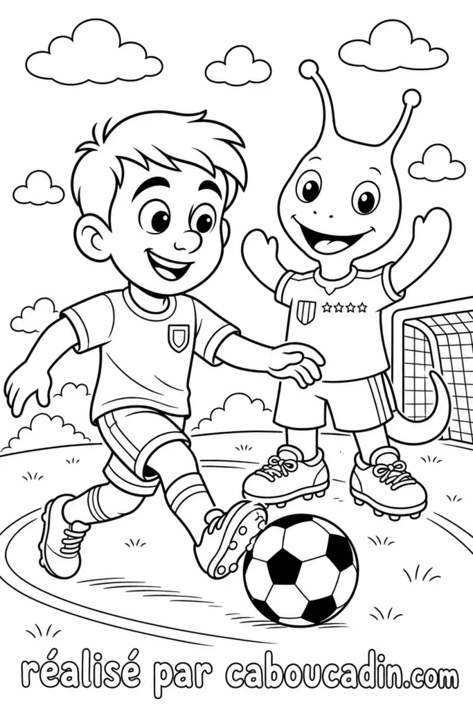 coloriage coupe du monde foot 10