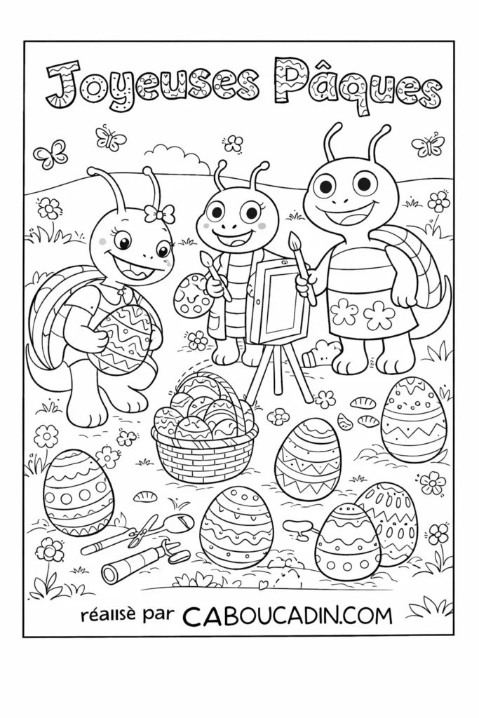 coloriage gratuit paques caboucadin 5
