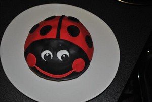 gateau anniversaire coccinelle