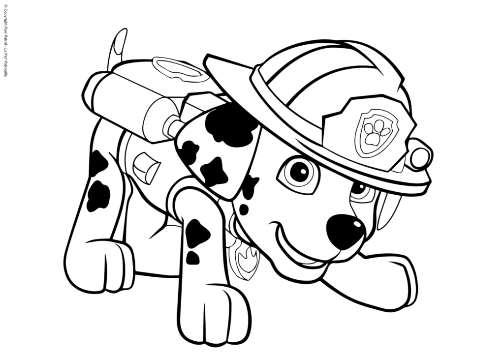 coloriage la pat patrouille 2