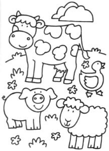 coloriages-animaux-ferme-1