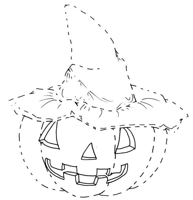 Dessiner Avec Des Pointill s Citrouilles Halloween Caboucadin