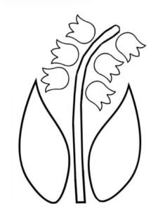 coloriage-brin-muguet-1