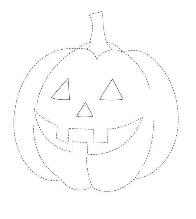 Dessiner Avec Des Pointill s Citrouilles Halloween Caboucadin