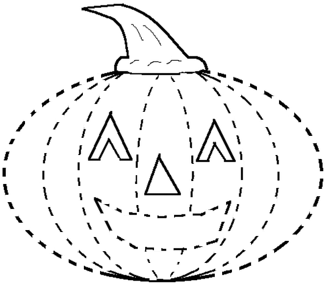 Dessiner Avec Des Pointill s Citrouilles Halloween Caboucadin