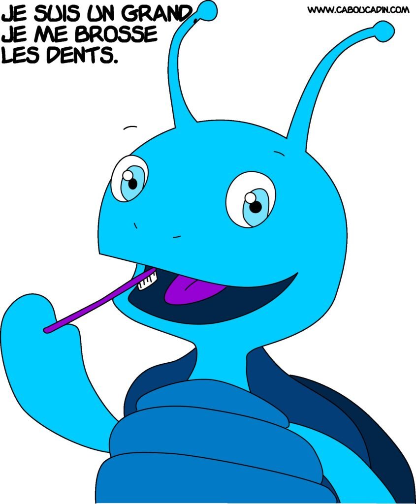 pictogramme je suis un grand je me brosse les dents