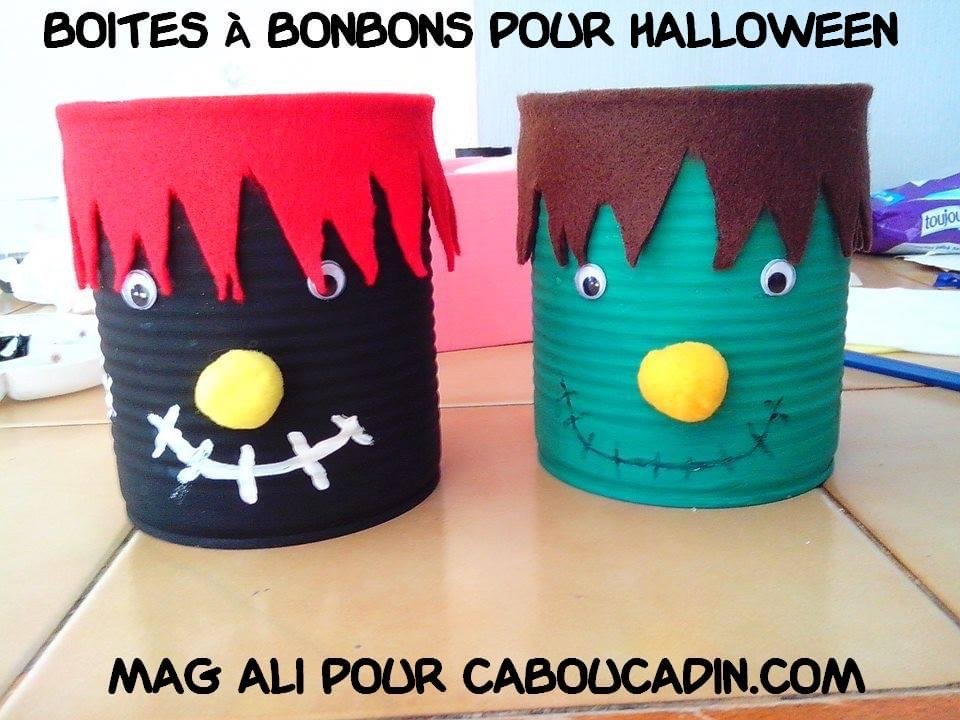 boite bonbons halloween conserve