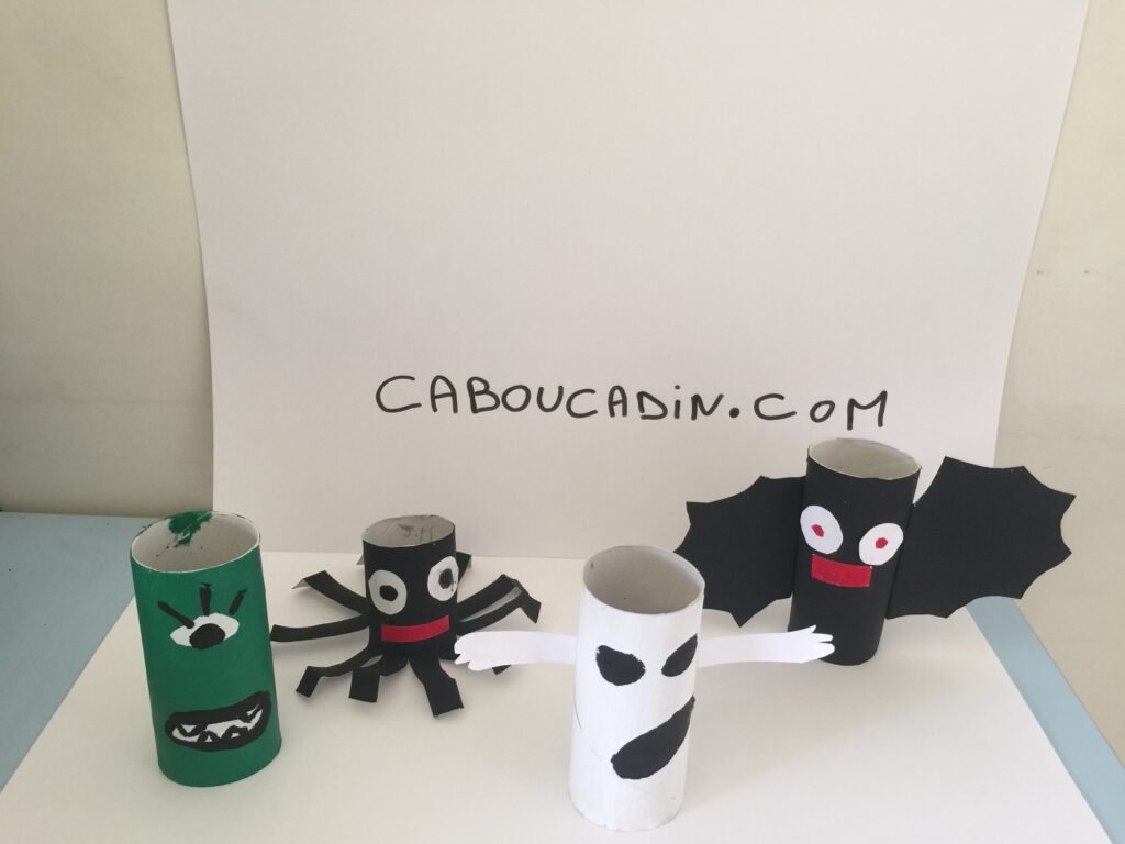 monstre Halloween rouleau en carton 8