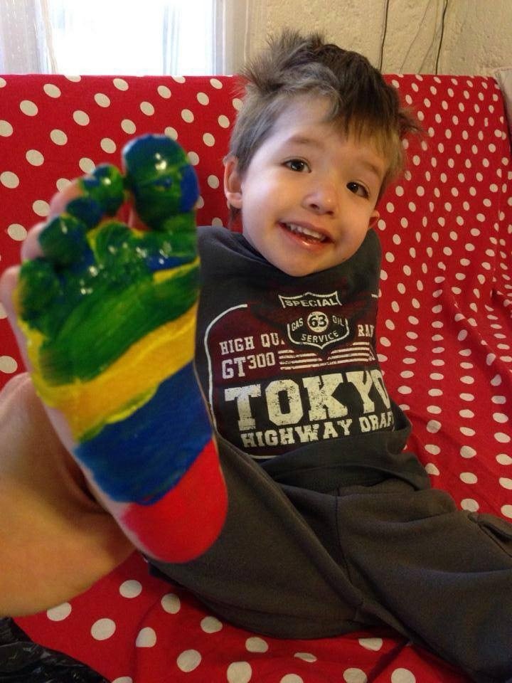 papillon empreinte de pied 2