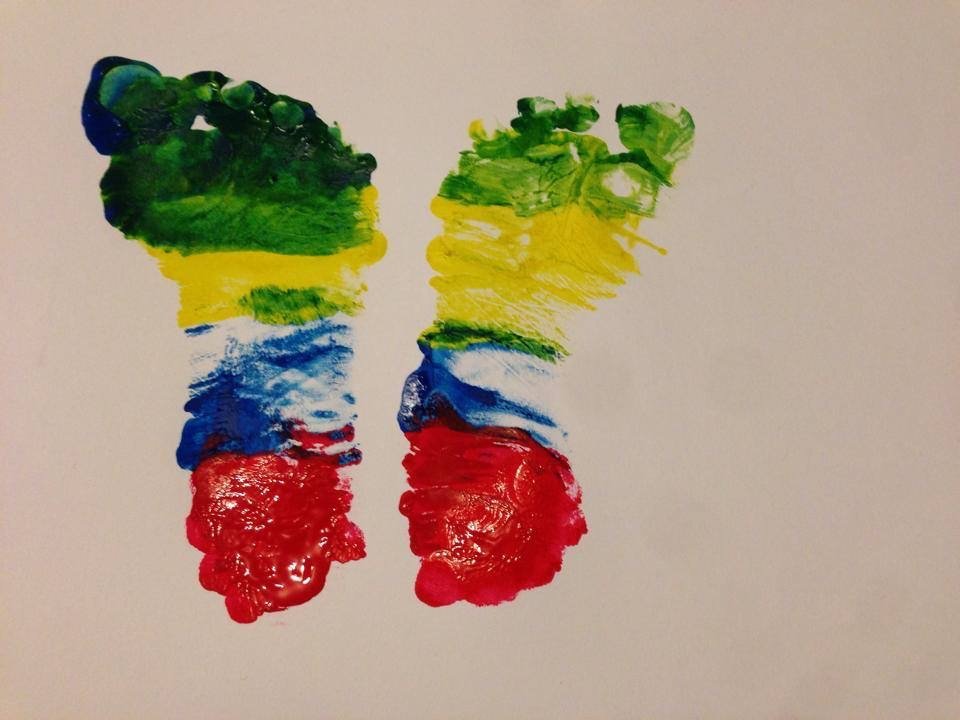 papillon empreinte de pied 3