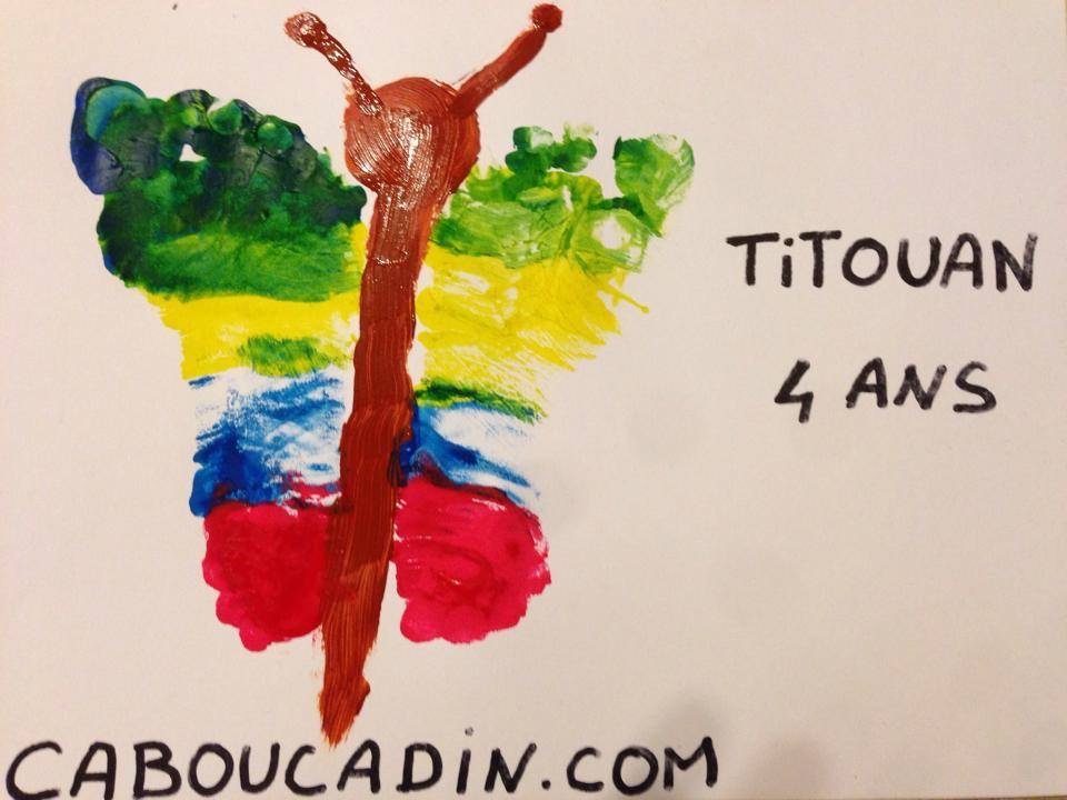 papillon empreinte de pied 5