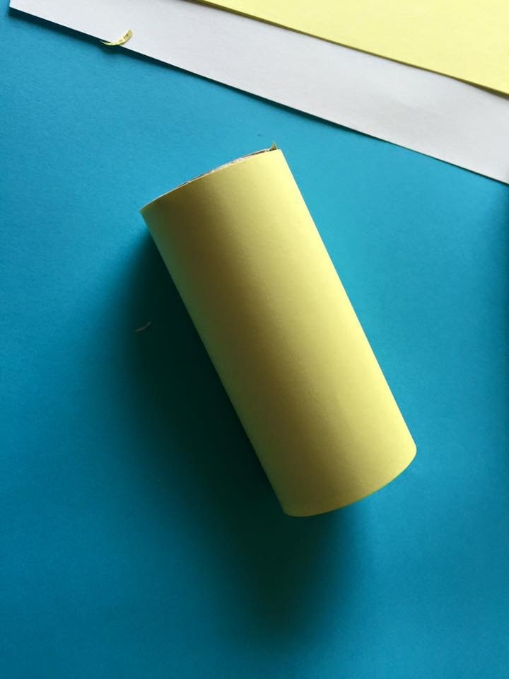 Fabrique tes personnages Minions avec des rouleaux en cartons personnage mignion avec rouleau carton 1