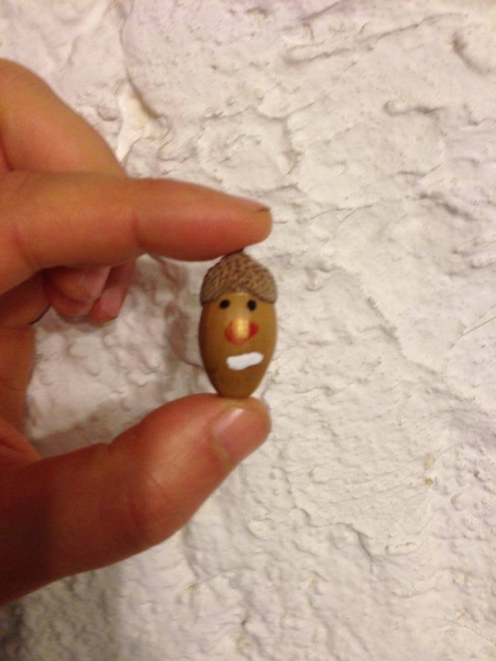 tete renne noel avec gland chene 2