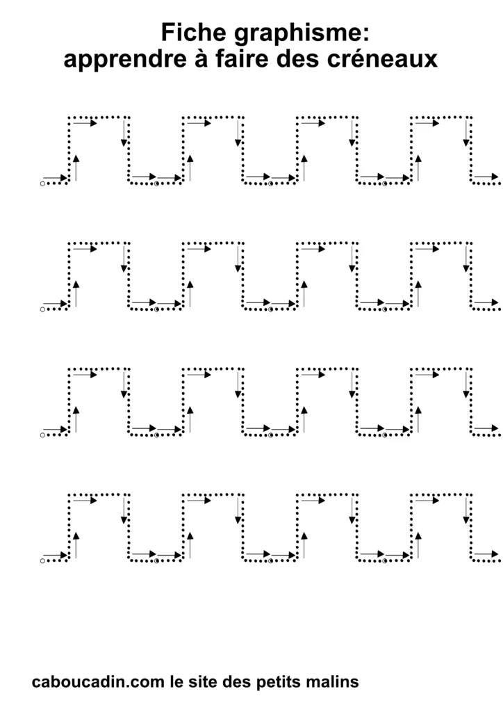 fiche maternelle graphisme PS MS GS 14