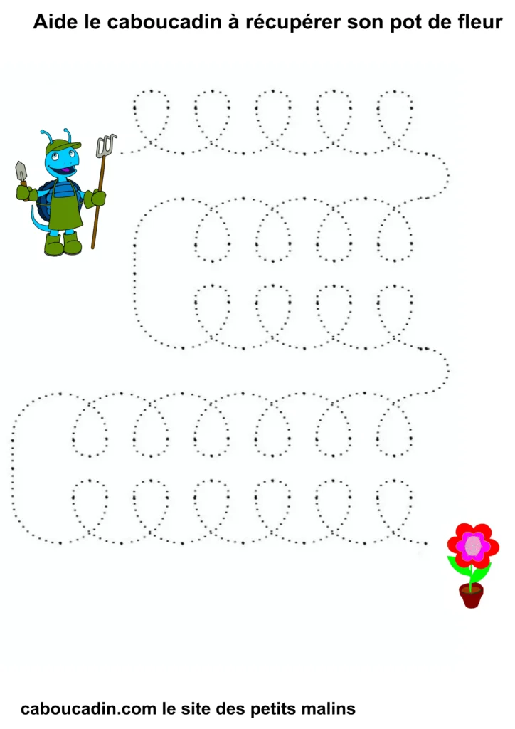fiche maternelle graphisme caboucadin jardinier 12
