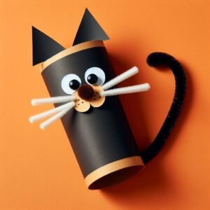 chat-noir-halloween-rouleau-en-carton